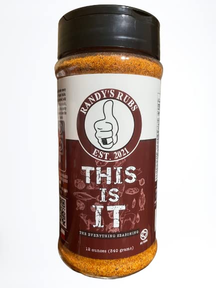 Randy's Rubs This Is It Seasoning tastes good on everything. This Is Itt Seasoning. Front