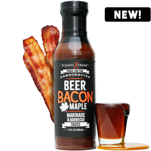 Elijah's Xtreme Beer Bacon Maple BBQ Sauce