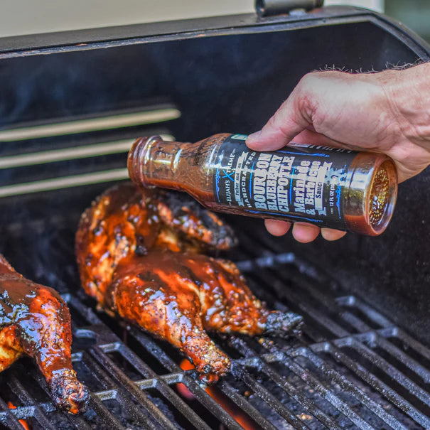 Elijah's Xtreme Bourbon Blueberry Chipotle BBQ Sauce & Marinade