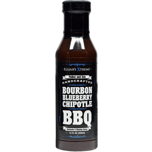 Elijah's Xtreme Bourbon Blueberry Chipotle BBQ Sauce & Marinade