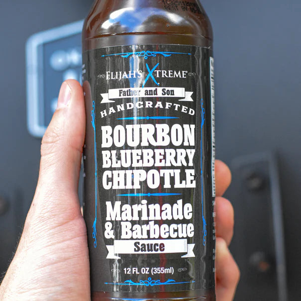 Elijah's Xtreme Bourbon Blueberry Chipotle BBQ Sauce & Marinade