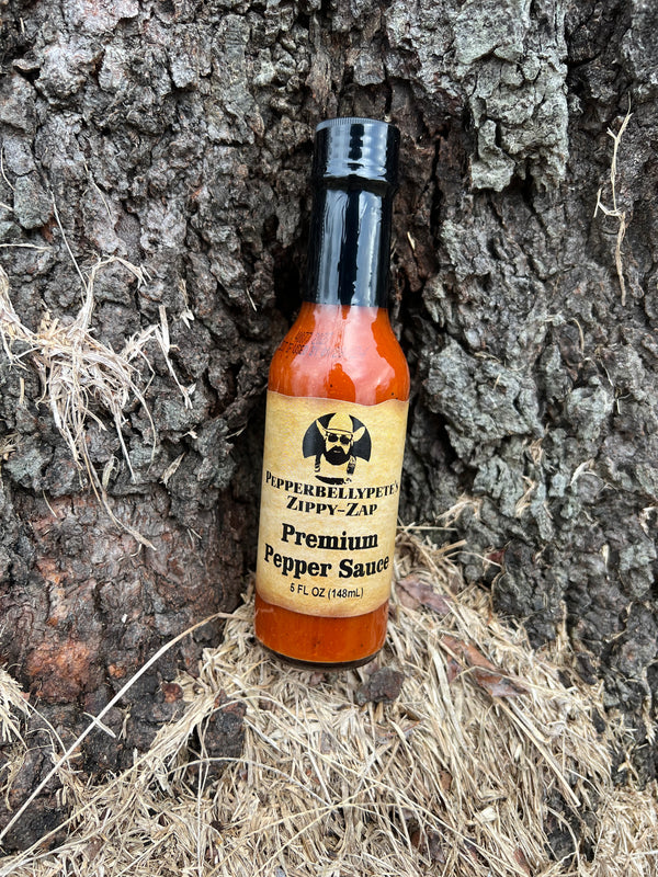 Pepper Belly Pete Zippy Zap Premium Pepper Sauce Front