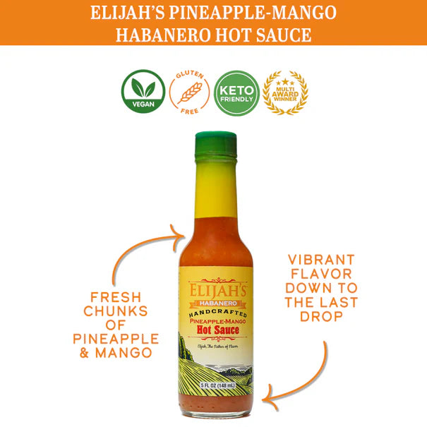 Elijah's Xtreme Pineapple-Mango Habanero Hot Sauce