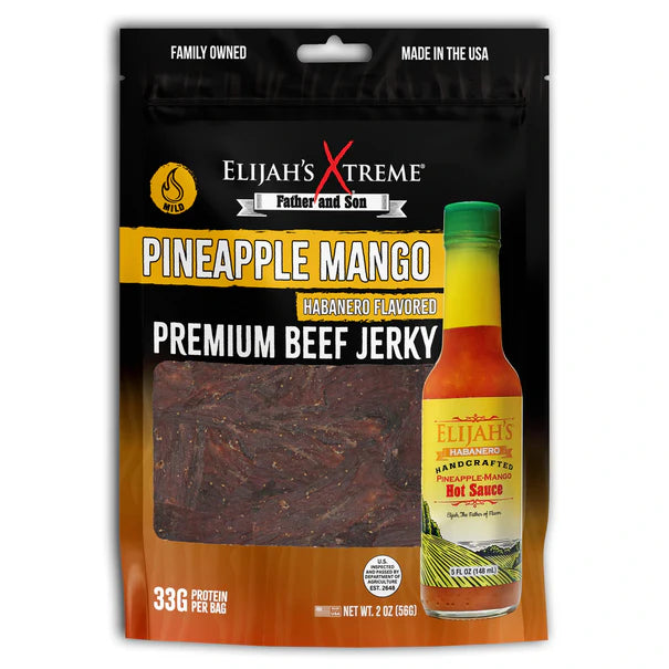 Elijah's Xtreme Pineapple-Mango Habanero Beef Jerky