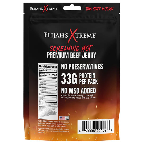 Elijah's Xtreme Xtreme Regret Spicy Beef Jerky