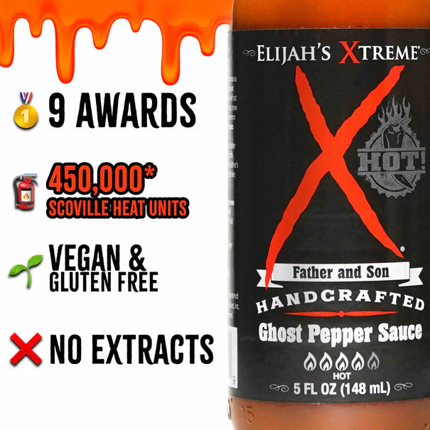 Elijah's Xtreme Ghost Pepper Hot Sauce