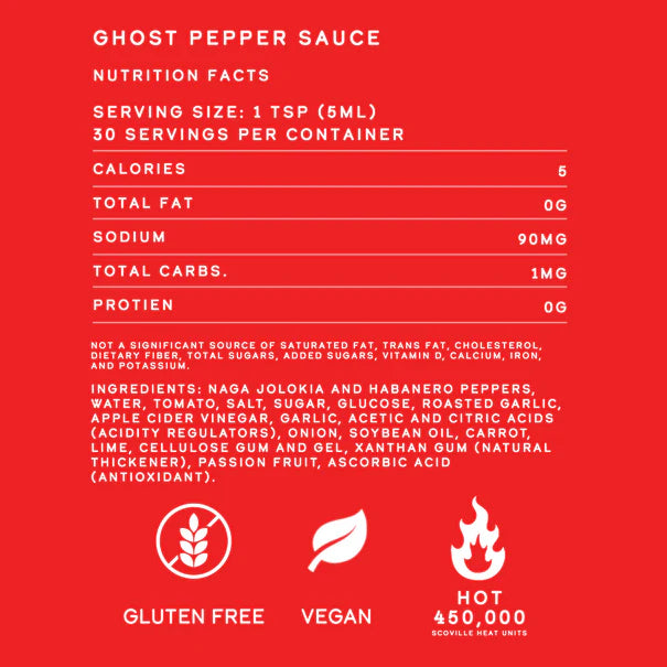 Elijah's Xtreme Ghost Pepper Hot Sauce