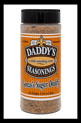 Daddy's Seasonings Gonzo's Sugar Daddy. Front