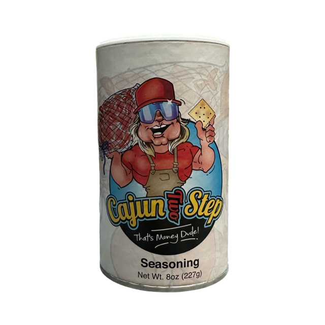 Cajun Two Step Original Seasoning. Front