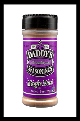 Daddy's Seasonings Magic Dust. Front