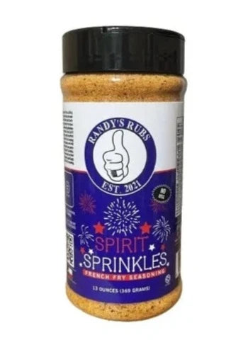 Randy's Rubs Spirit Sprinkles. Front